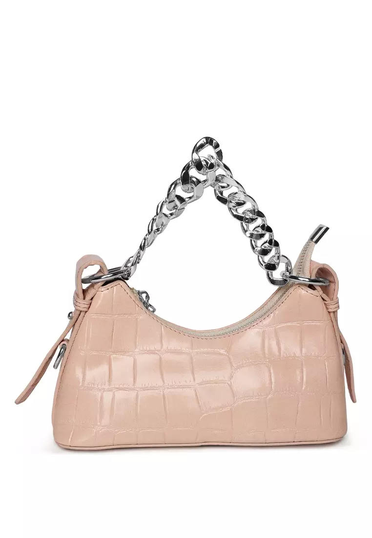 Pink Event Ready Baguette Bag