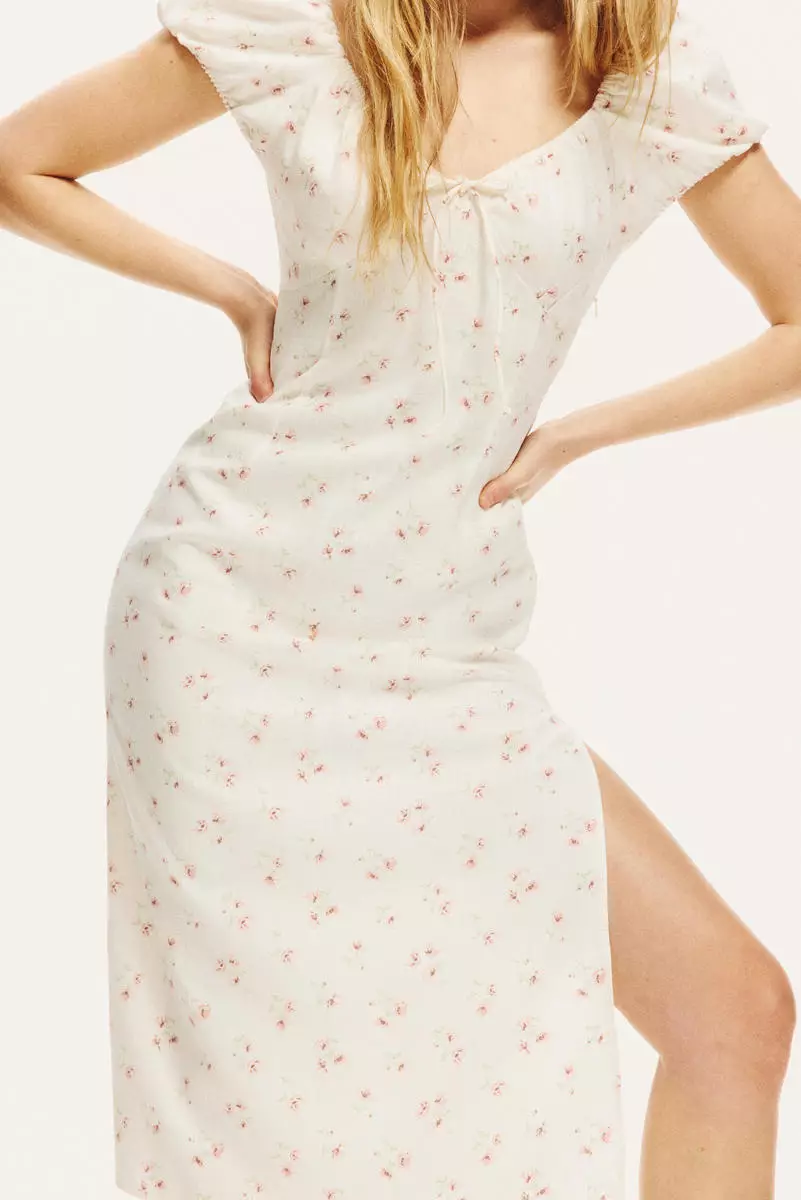 Tie-detail maxi dress