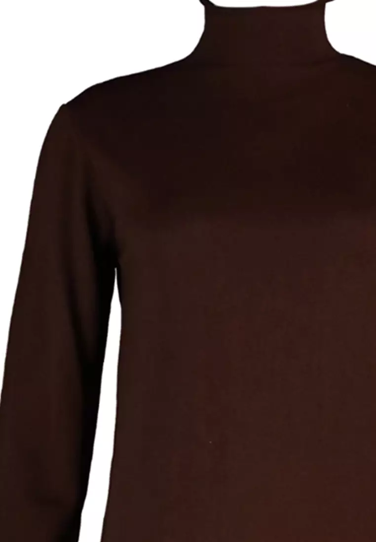 MODEST Turtleneck Sweater Dress