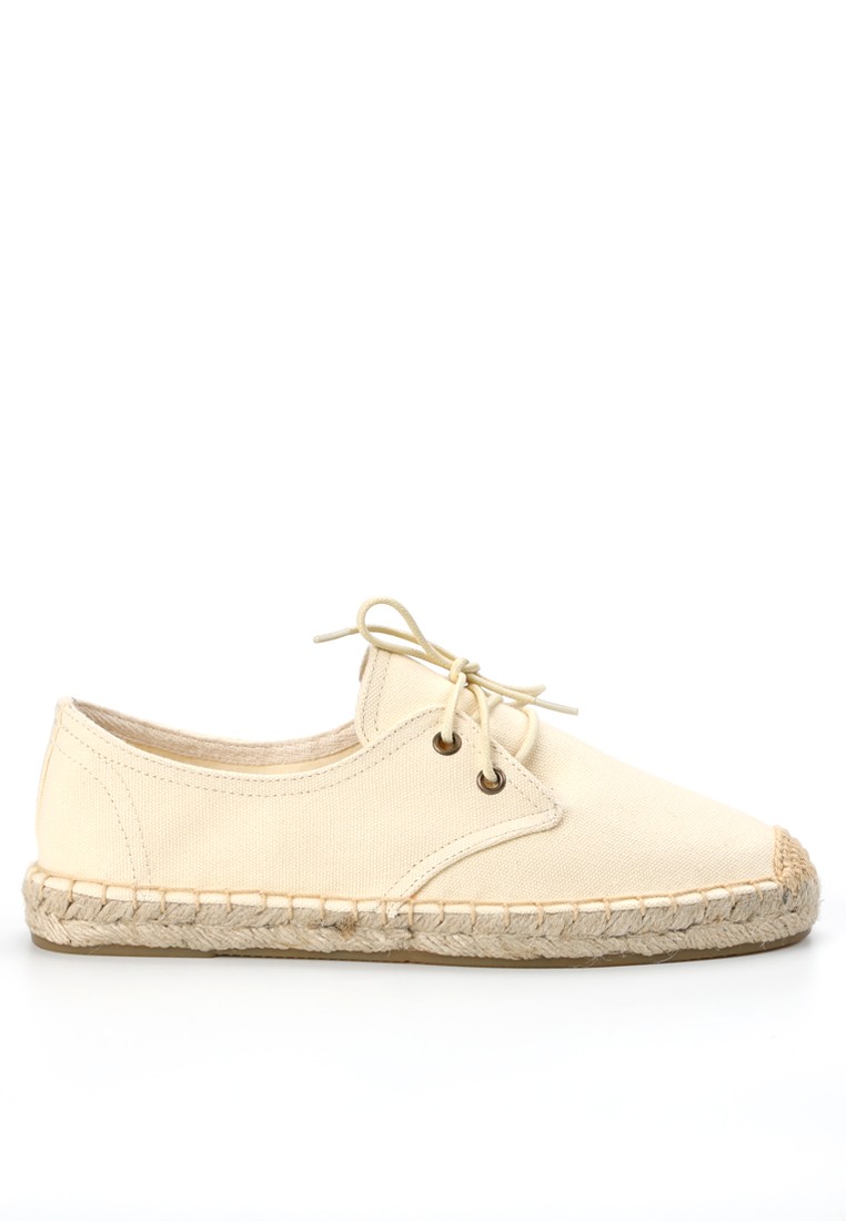 Lace Up Canvas Espadrilles HB006