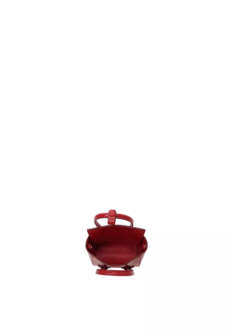 [Online Exclusive] UNNI Nano Top Handle Bag - Red