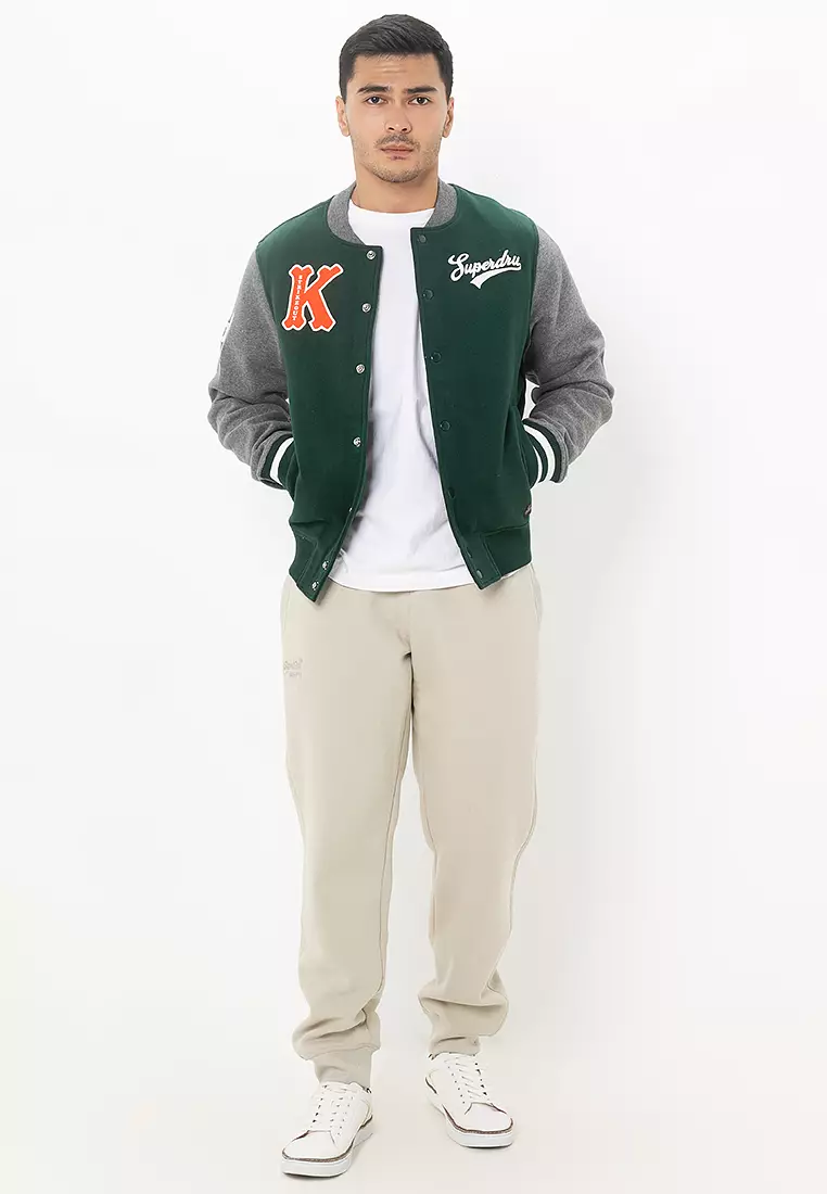 Vintage Collegiate Bomber Jacket