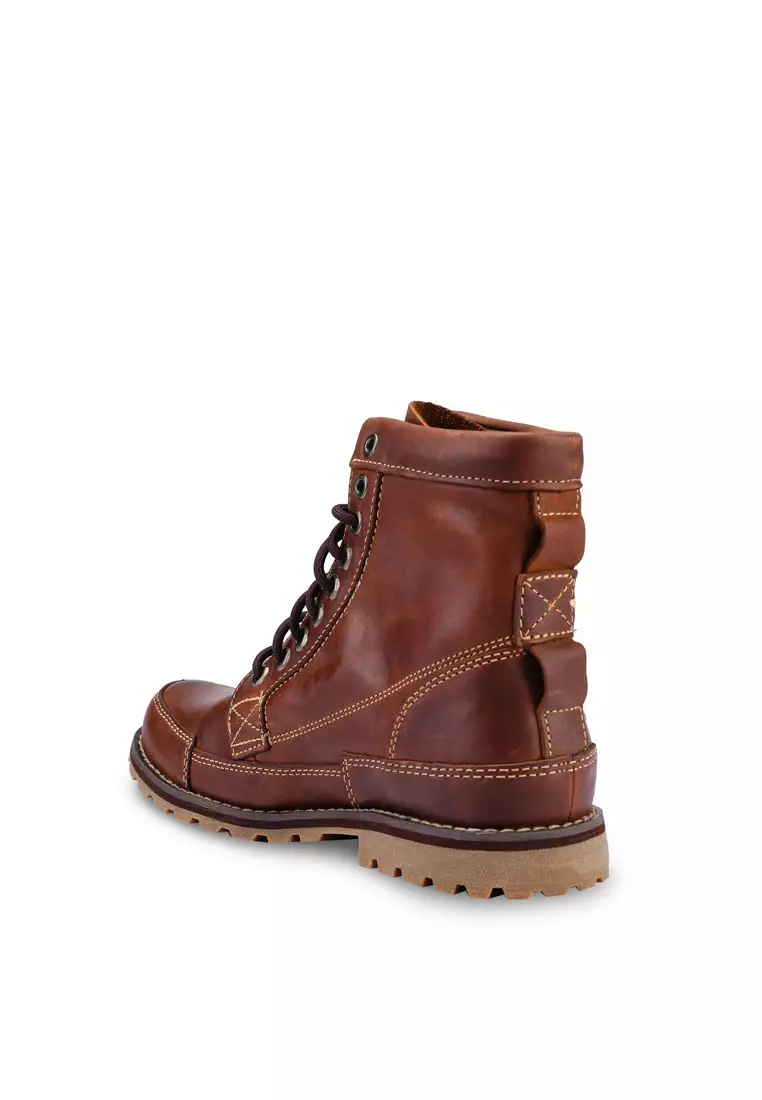 timberland earthkeepers red brown burnished
