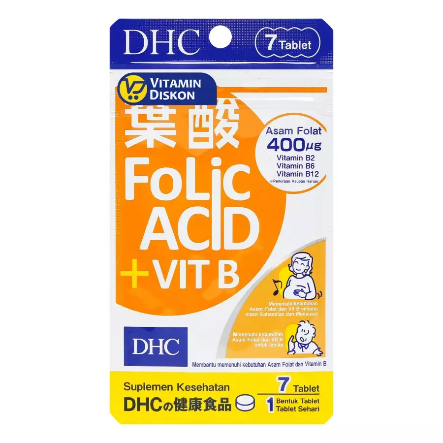 Jual DHC DHC SUPPLEMENT FOLIC ACID 7 TABLET Original 2024 | ZALORA ...