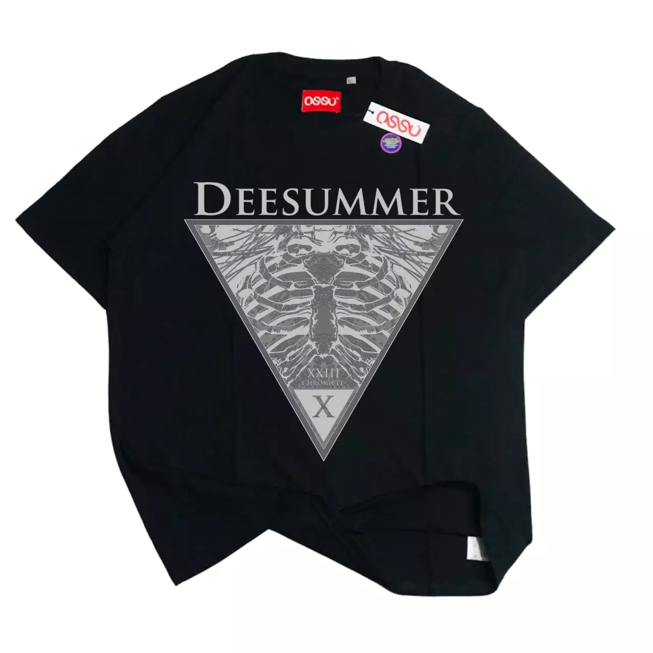 Ossu x DEESUMMER Chronicle XXIII Black Tshirt