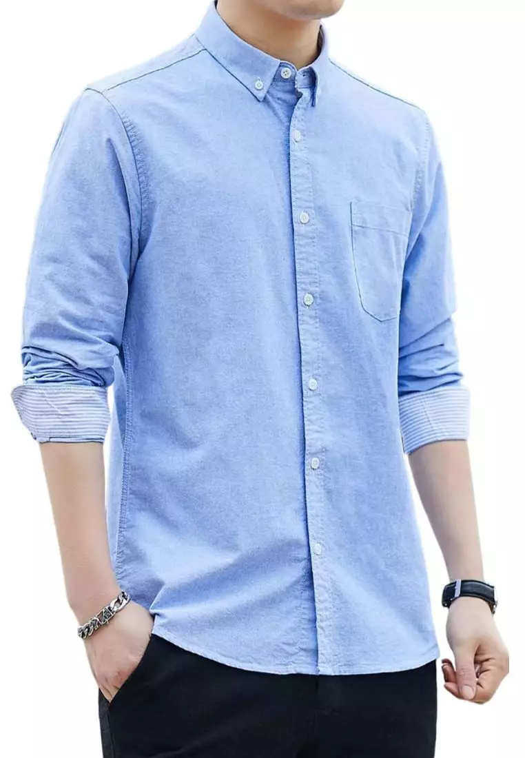 Slim Casual Long Sleeved Shirt C2001