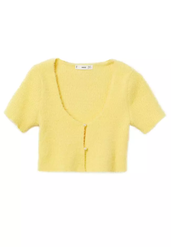 Knitted Cropped Cardigan