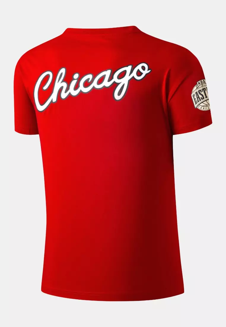 Chicago Bulls Team Origins Crew Neck Tshirt for Men