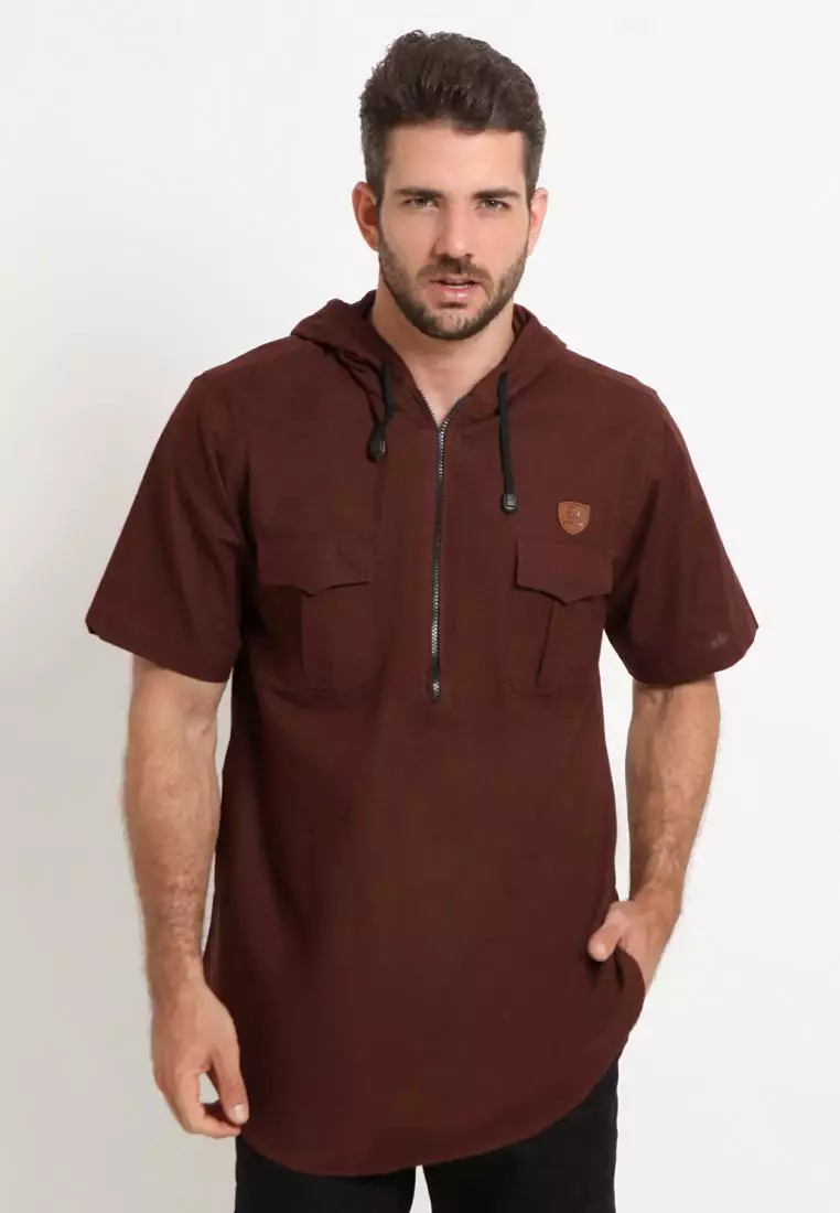 Jual ZAYIDAN Zayidan Baju Koko Gamis Muslim Pria Dzaki Hoodie