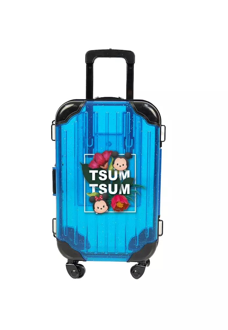 DISNEY TSUM TSUM GLITTER MINI STORAGE by Poly Pac Cute Design -DTM8413-BLUE