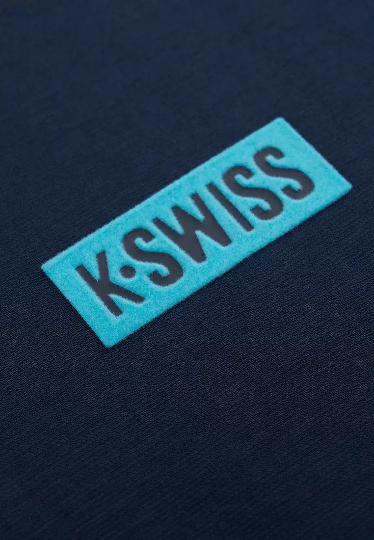 男女同款 K-SWISS LOGO 網球主題寬鬆T裇