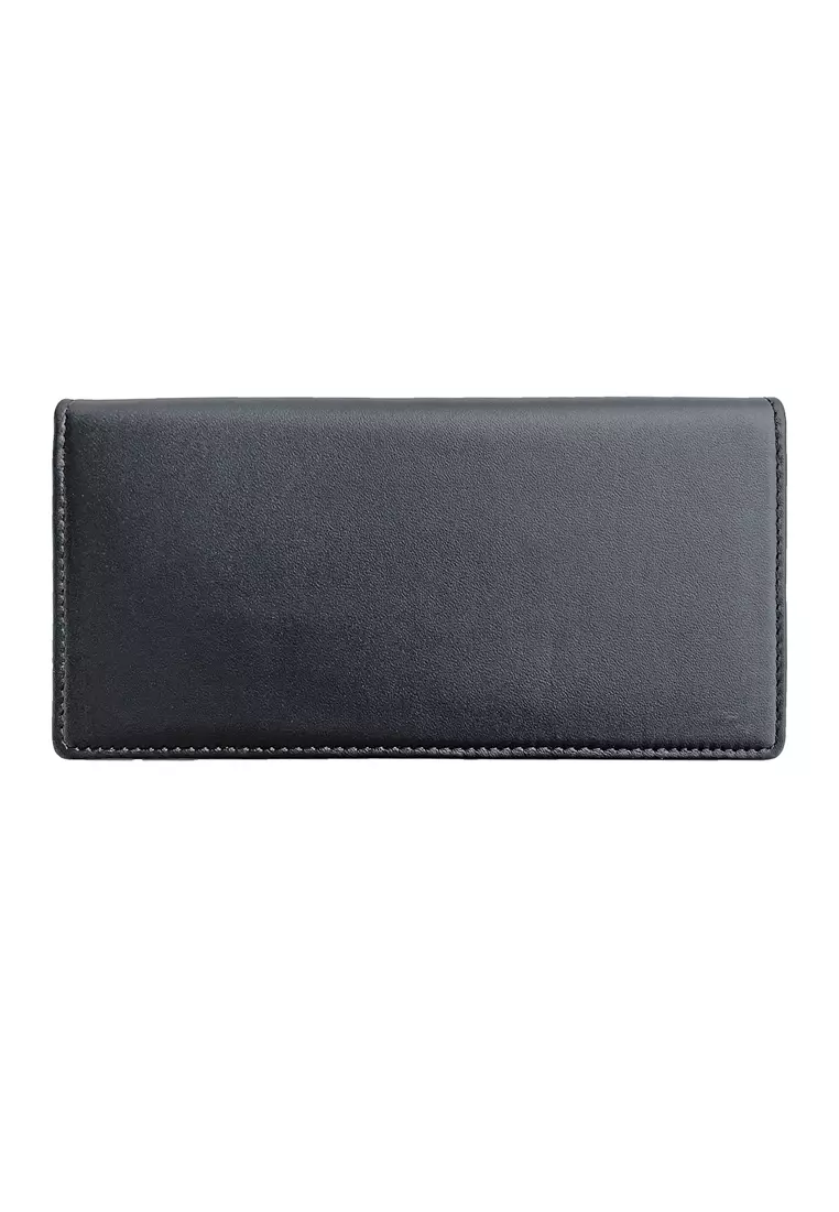 Crocodile 890BY Dompet Bi-fold Wallet Leather Kulit Original - Hitam