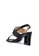 Berrybenka 黑色 高跟金屬環涼鞋 D7175SH304D534GS_3