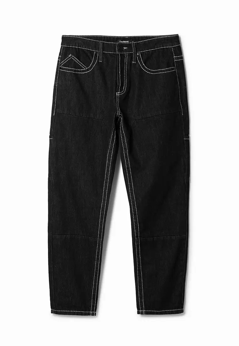 Desigual Man Long denim pants with pockets.