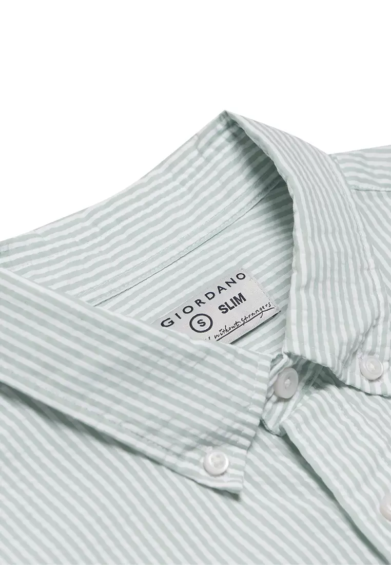 Buy Giordano Men's Seersucker Short Sleeves Shirt 2024 Online | ZALORA ...