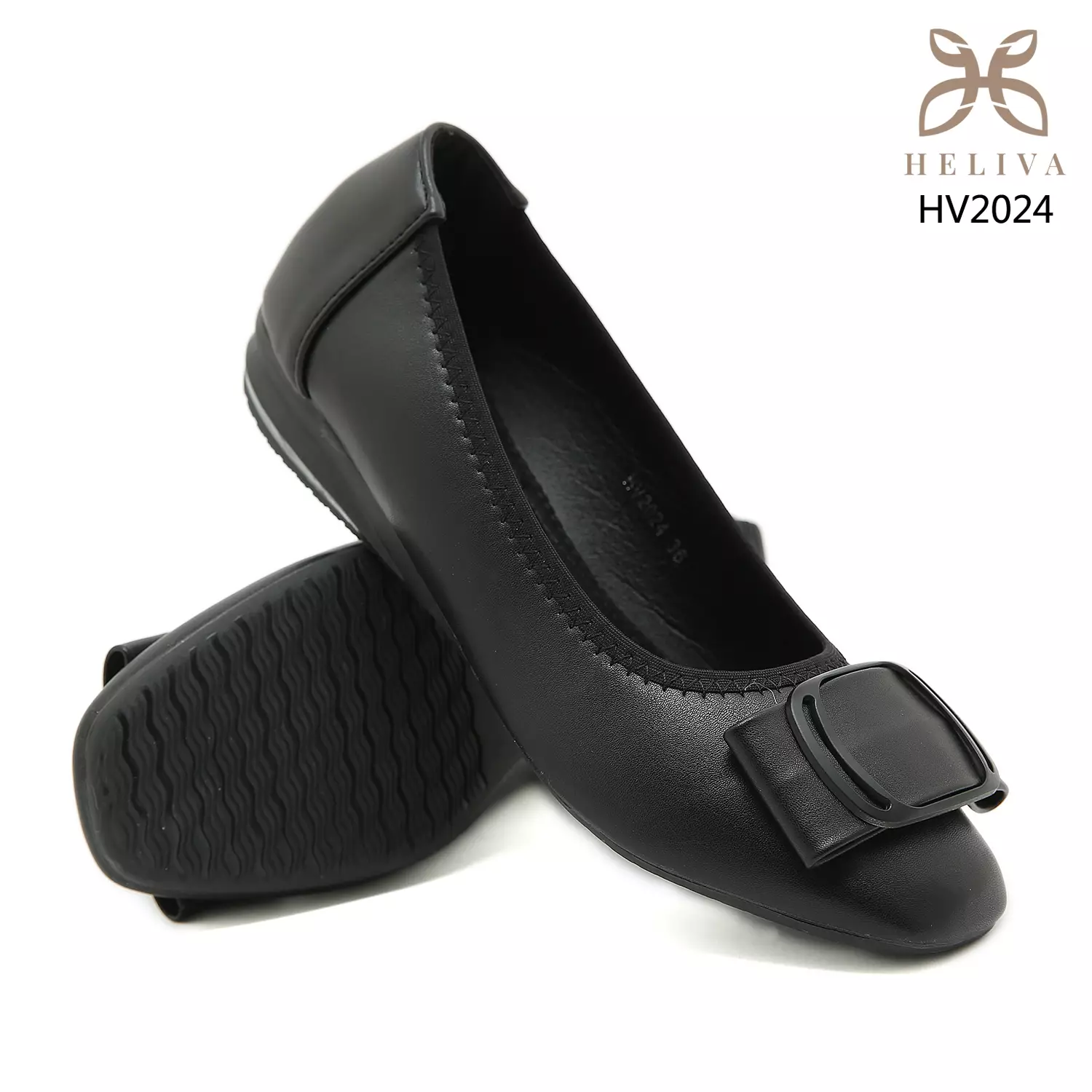 Heliva Hebe Loafer Slip On Shoes Square Toe Sol 2cm HV2024