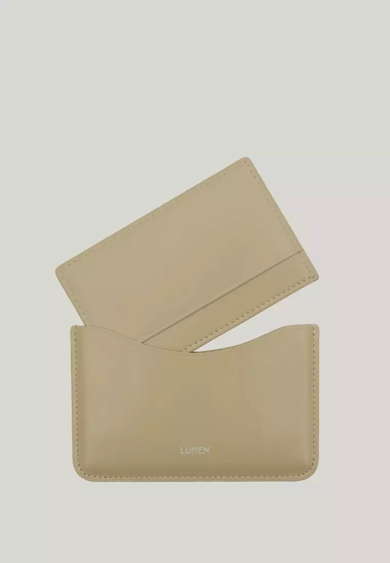 HOLDER CARD CASE shell mustard