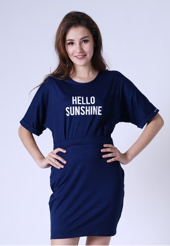 Gee Eight Hello Sunshine Navy Dress (DS 1274)