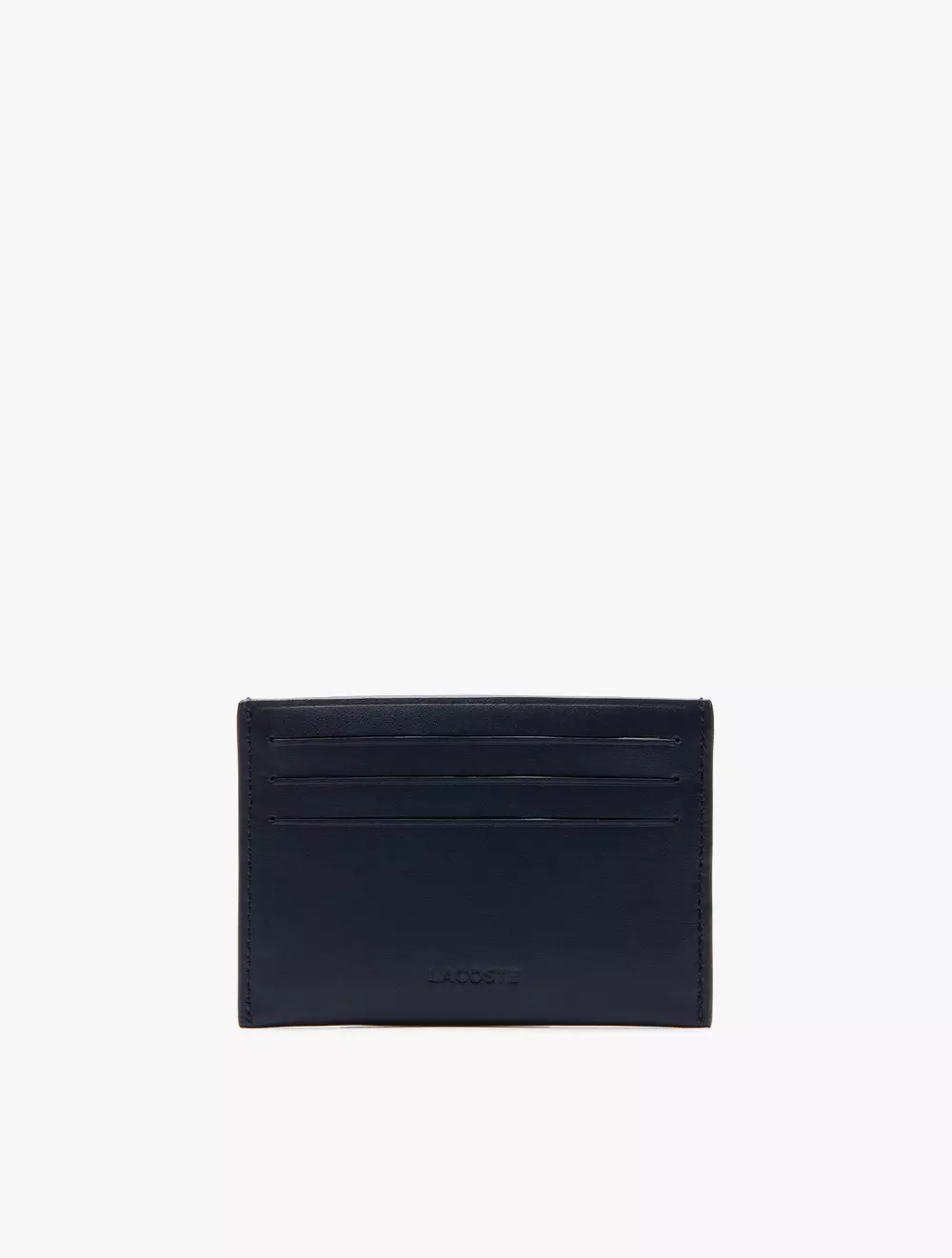 Men's Fitzgerald credit card holder in leather - Blue