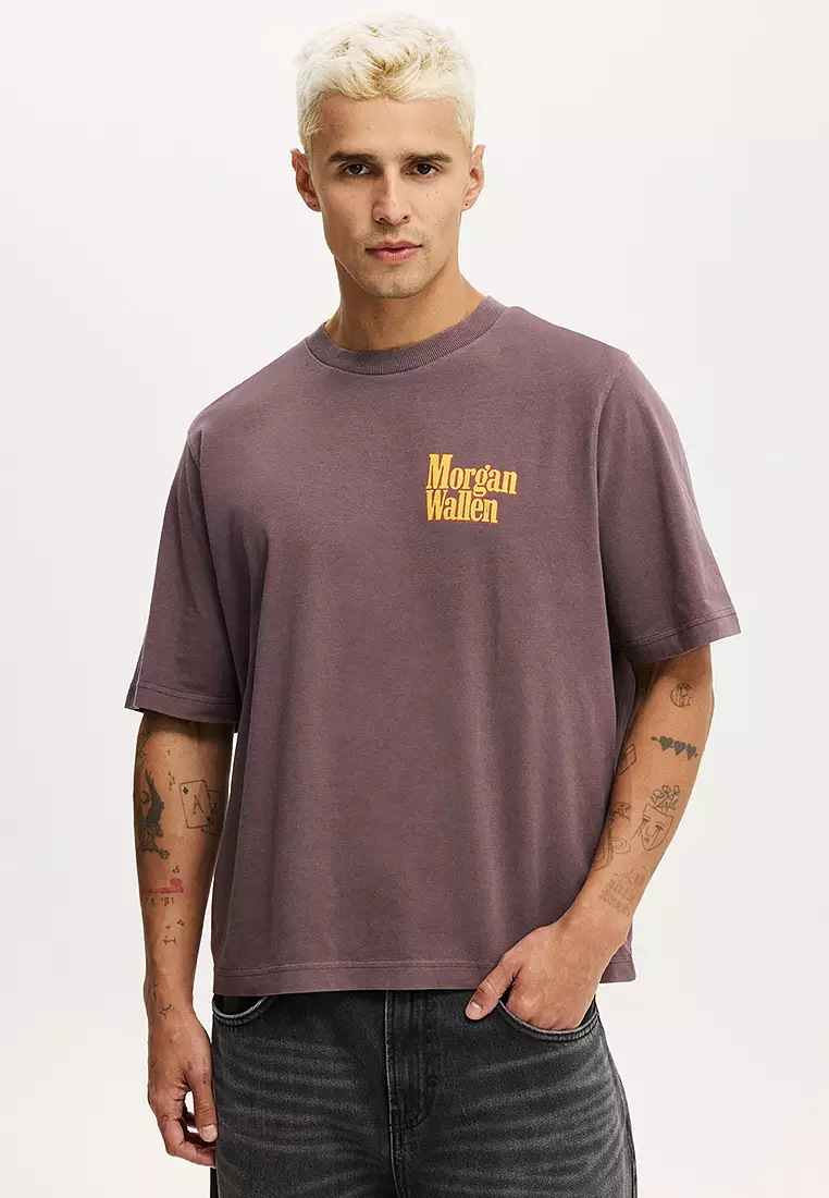 Crop Licensed Dark Oak Tee