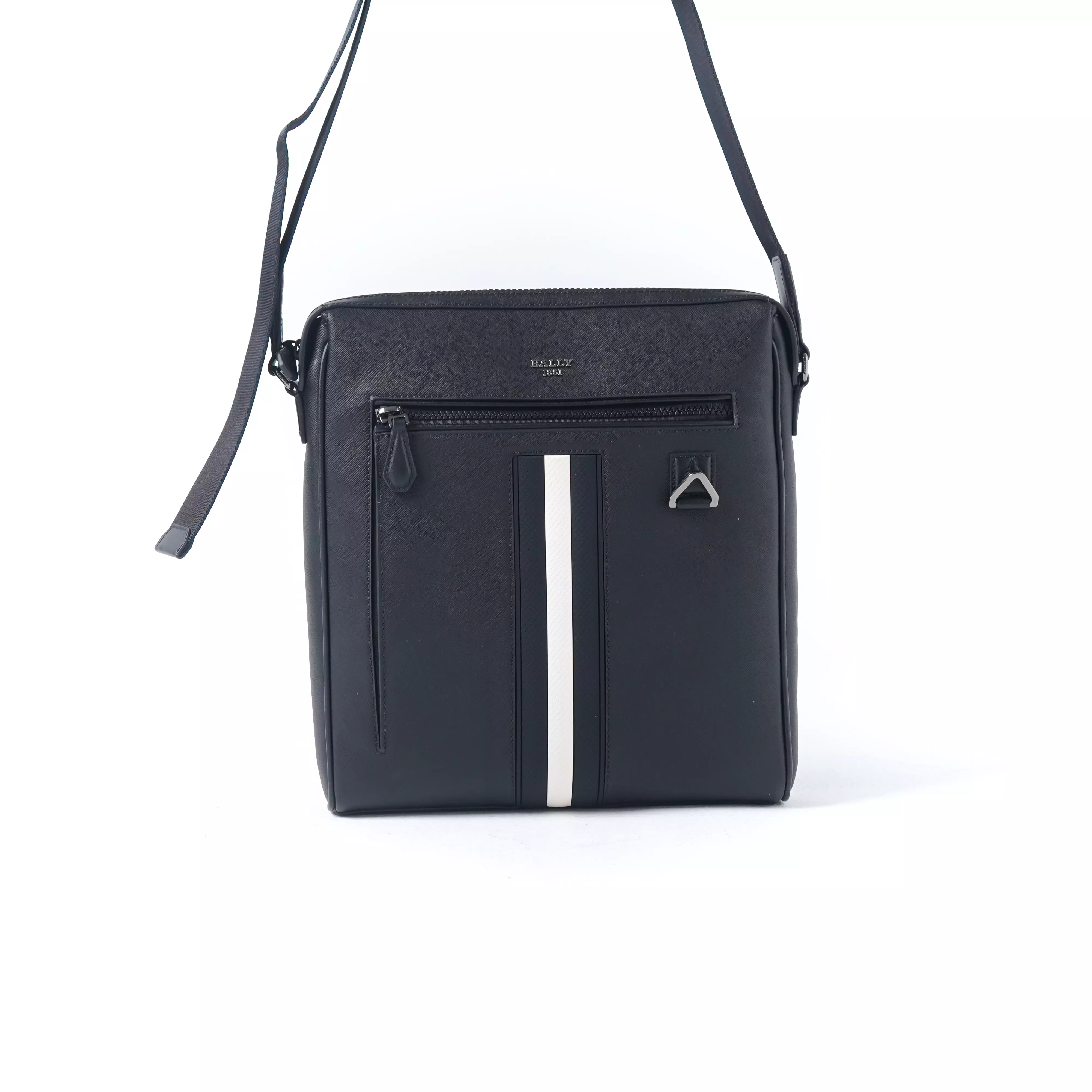 Tas BALLY MECOY WHITE BLACK SHOULDER BAG 100% ORIGINAL