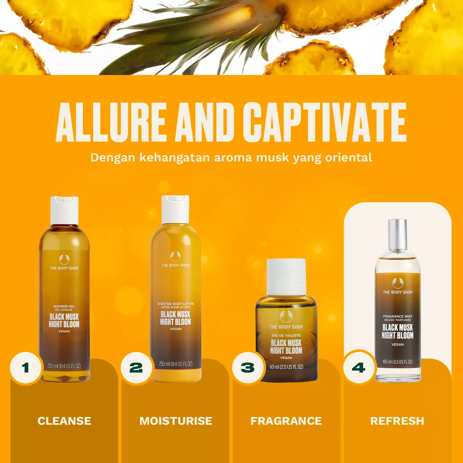 Black Musk Night Bloom Fragrance Mist 100Ml