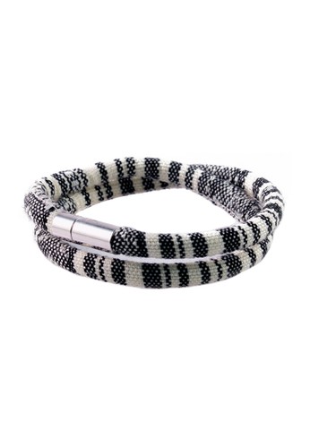 Jual Prestige Collective Prestige Woven Bracelets Double Loop White Original Zalora Indonesia