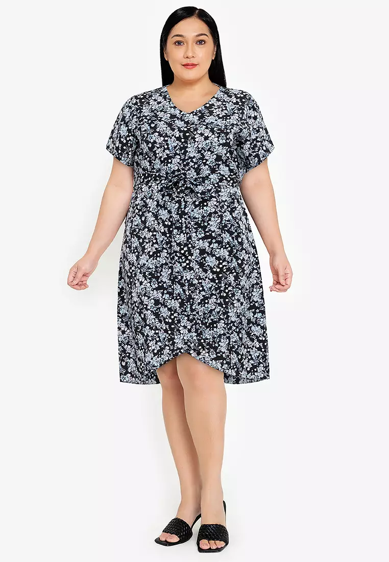 V neck overlap dress new arrivals