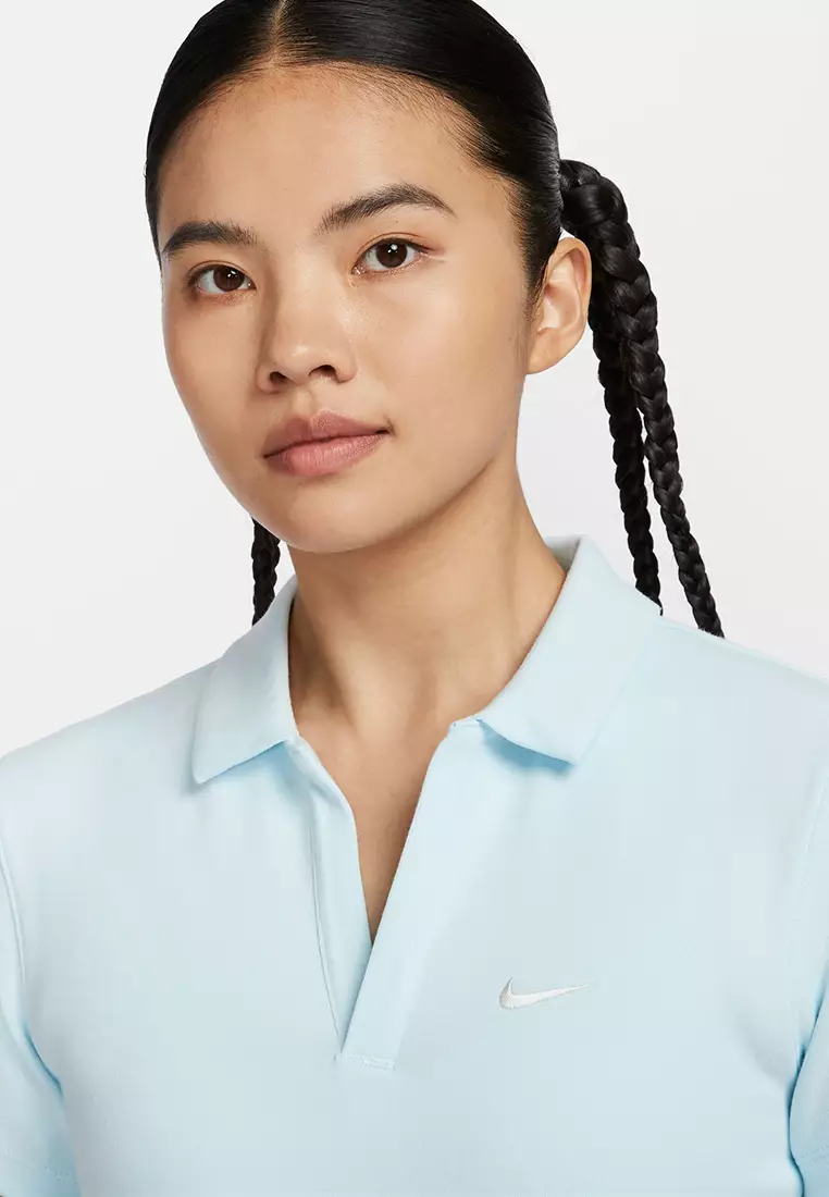 Buy Nike Sportswear Essential Polo Crop Top 2025 Online ZALORA