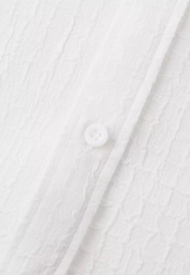 Solid Color Short Sleeve Shirt YL-A108