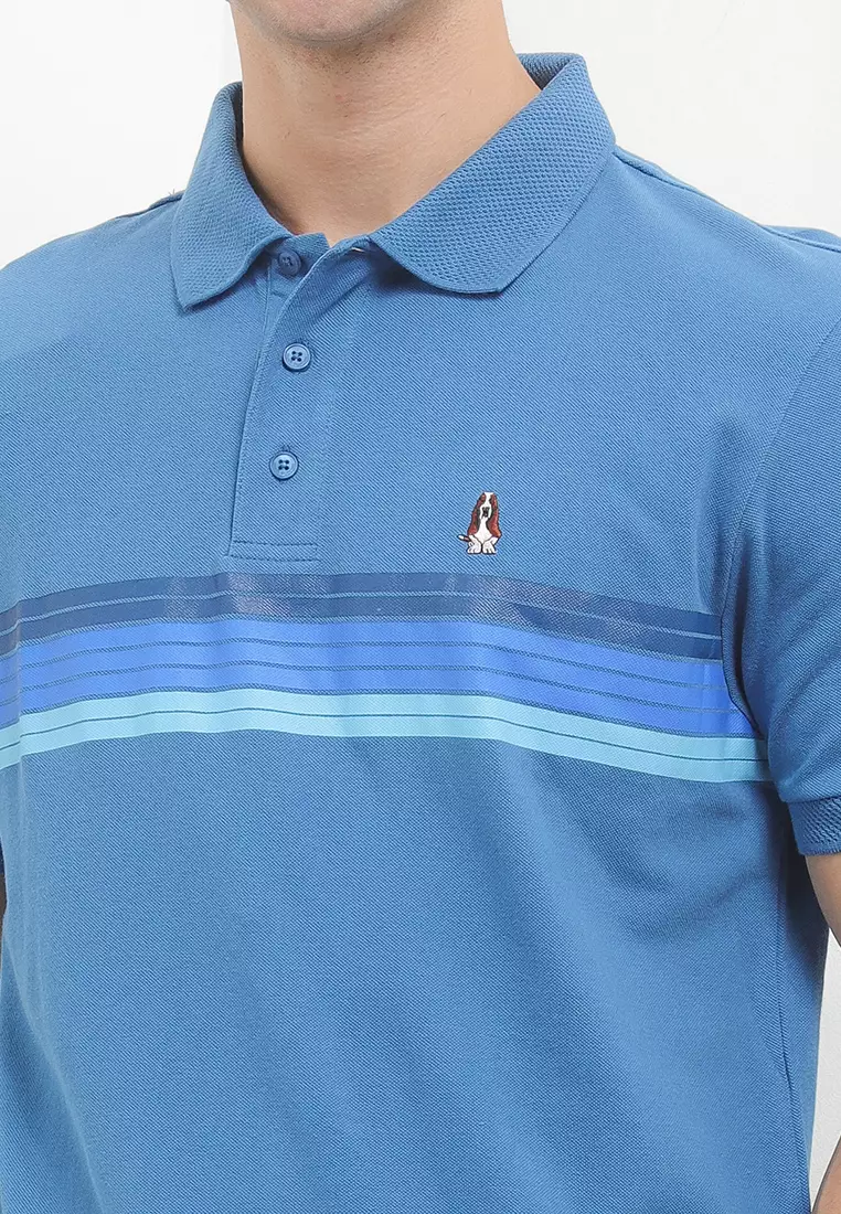 Timeo Chest Stripe Polo Shirt