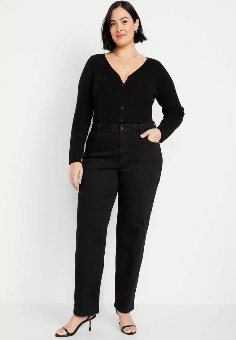 High-Waisted Wow Loose Jeans