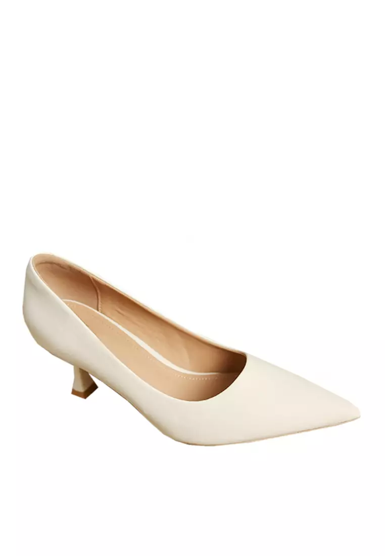 Discount on Twenty Eight Shoes  shoes - SKU: VANSA Simple Comfortable Synthetic Leather High Heel Pumps VSW-H3351-18