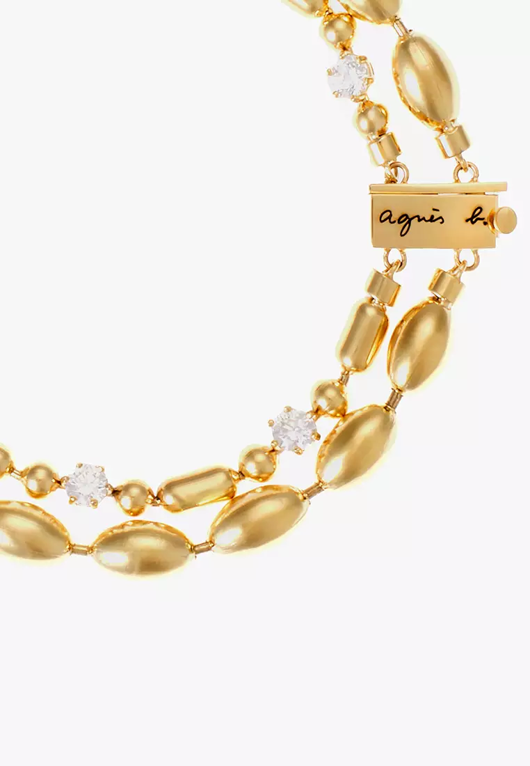 Neon Nights Chain Crystal Bracelet