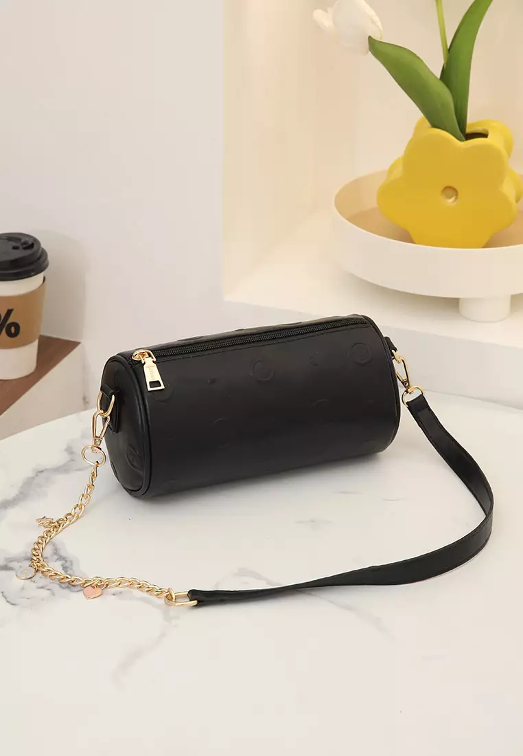 GYKACO KYUTO Black - Tas Wanita Sling Bag - Fashion Top Handle Bag (Import)