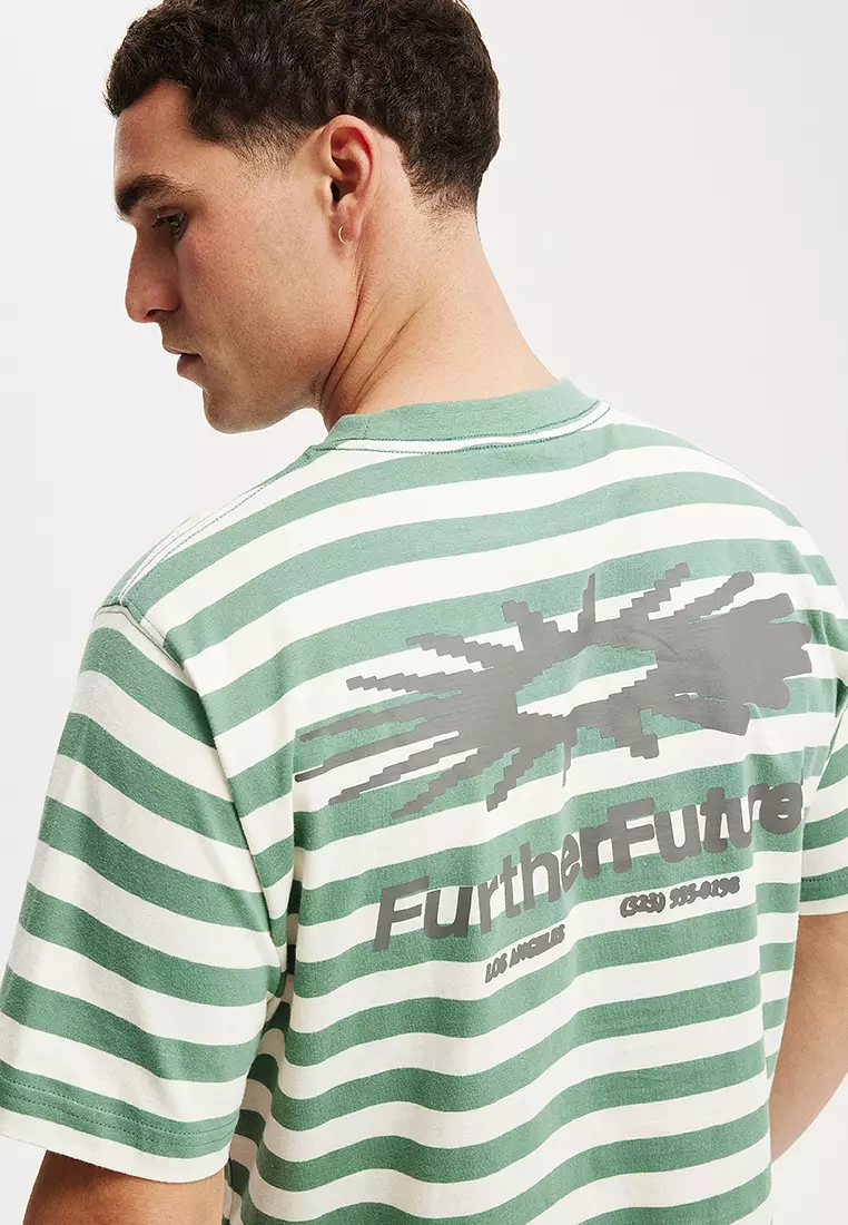 Cropped Fit Graphic T-Shirt