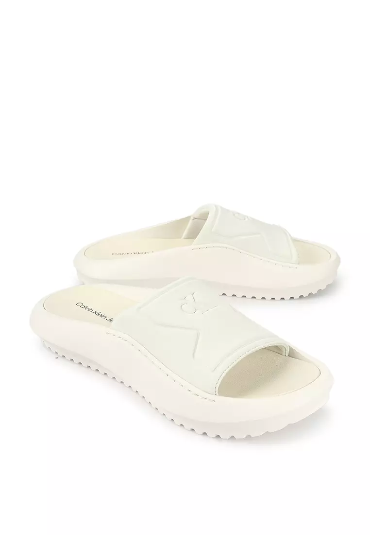 Calvin klein on sale sandals white