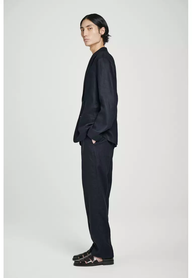 SINGLE-BREASTED LINEN BLAZER