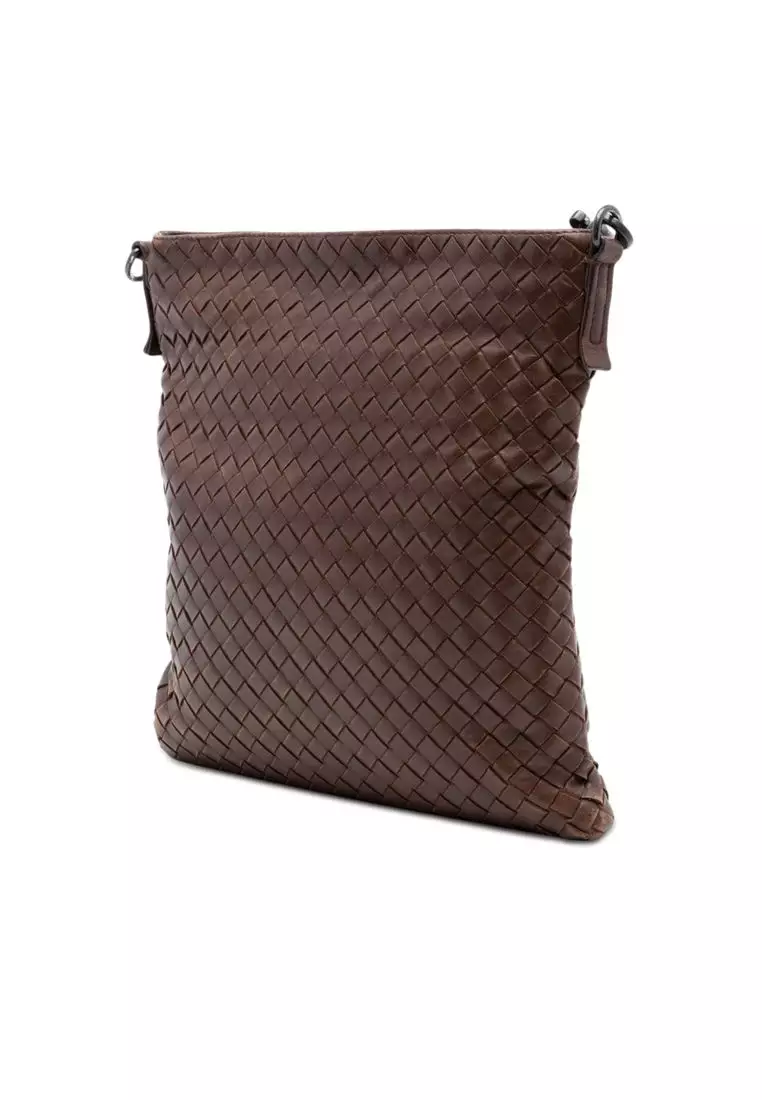 Pre-Loved Bottega Veneta Nappa Intrecciato Crossbody