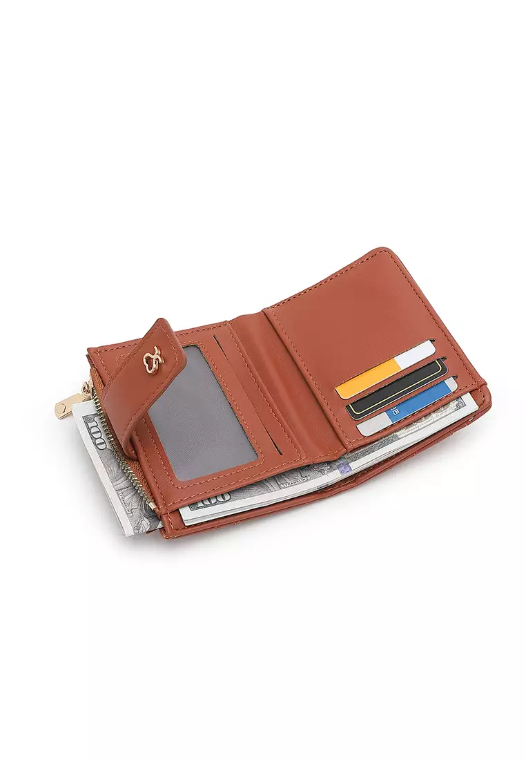 Women's Short Wallet / Purse (Dompet Wanita) - Cokelat