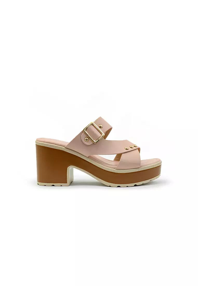 Mario D' boro Runway Women's Heeled Sandals LY 29483 - Old Rose C86