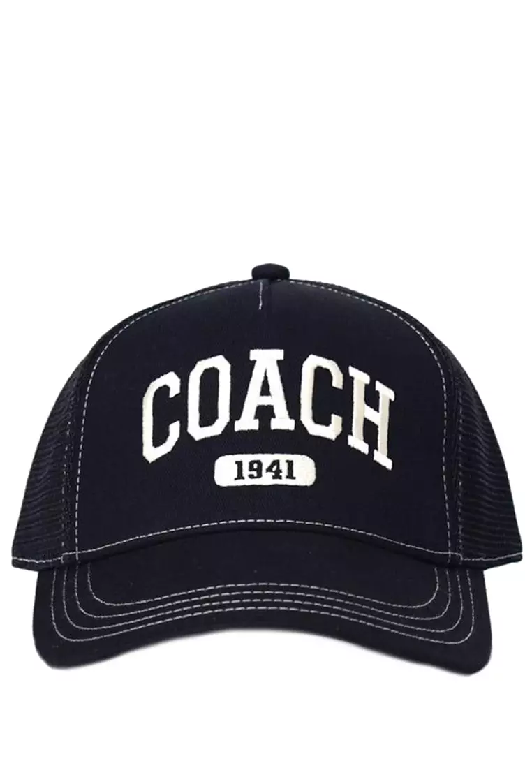 網上選購Coach Coach 1941 Embroidered Trucker Hat In Black CQ728 (M