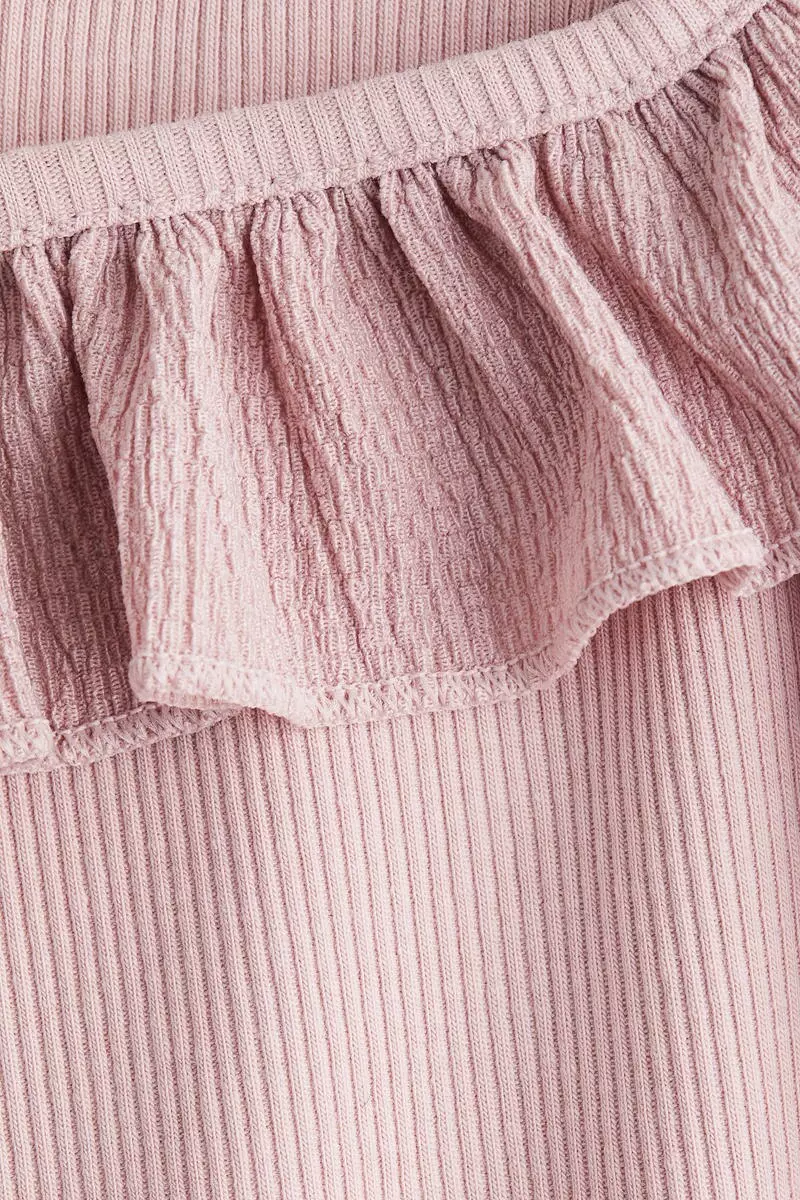 Frill-trimmed vest top