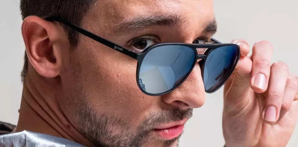 Goodr Kacamata Olahraga MACH G -  Add the Chrome Package