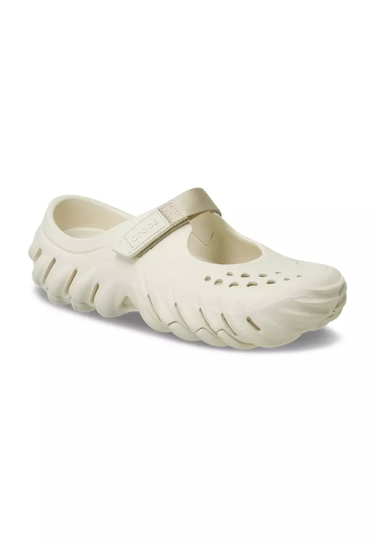Crocs Women Echo Mary Jane Clog - Summit White