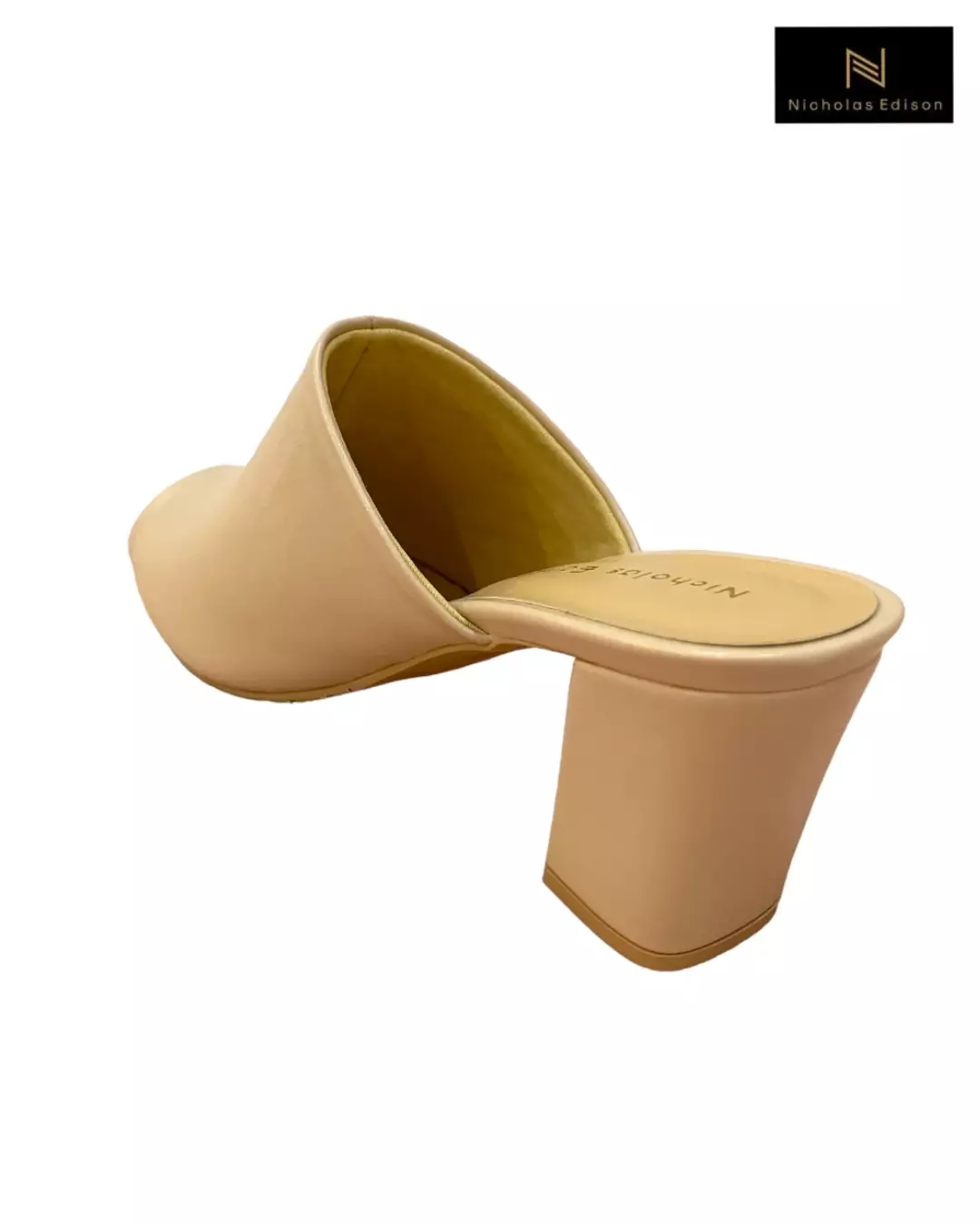 Nicholas Edison Heel Vita Beige