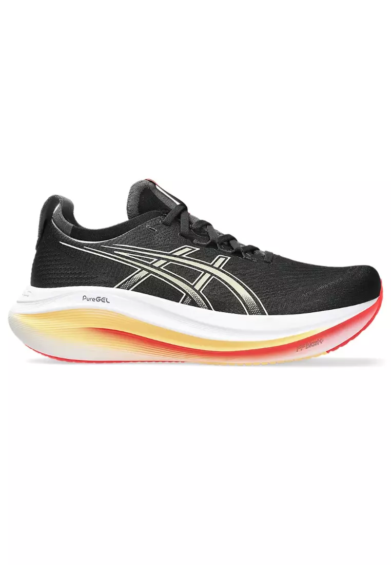 GEL-NIMBUS 27 (2E WIDE) MEN RUNNING SHOES (BLACK)