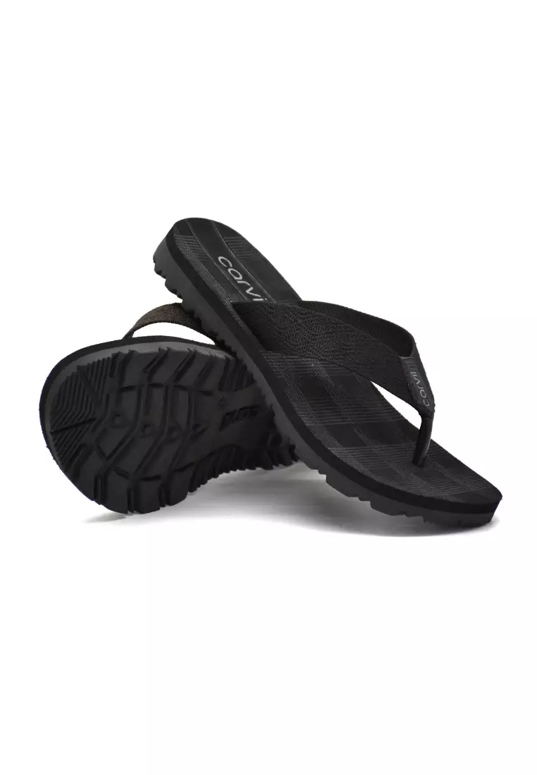 Carvil Sandal Pria Rovigo-M Black
