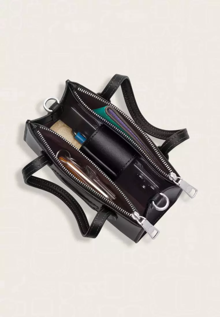 Coach Nina Mini Tote Bag Black