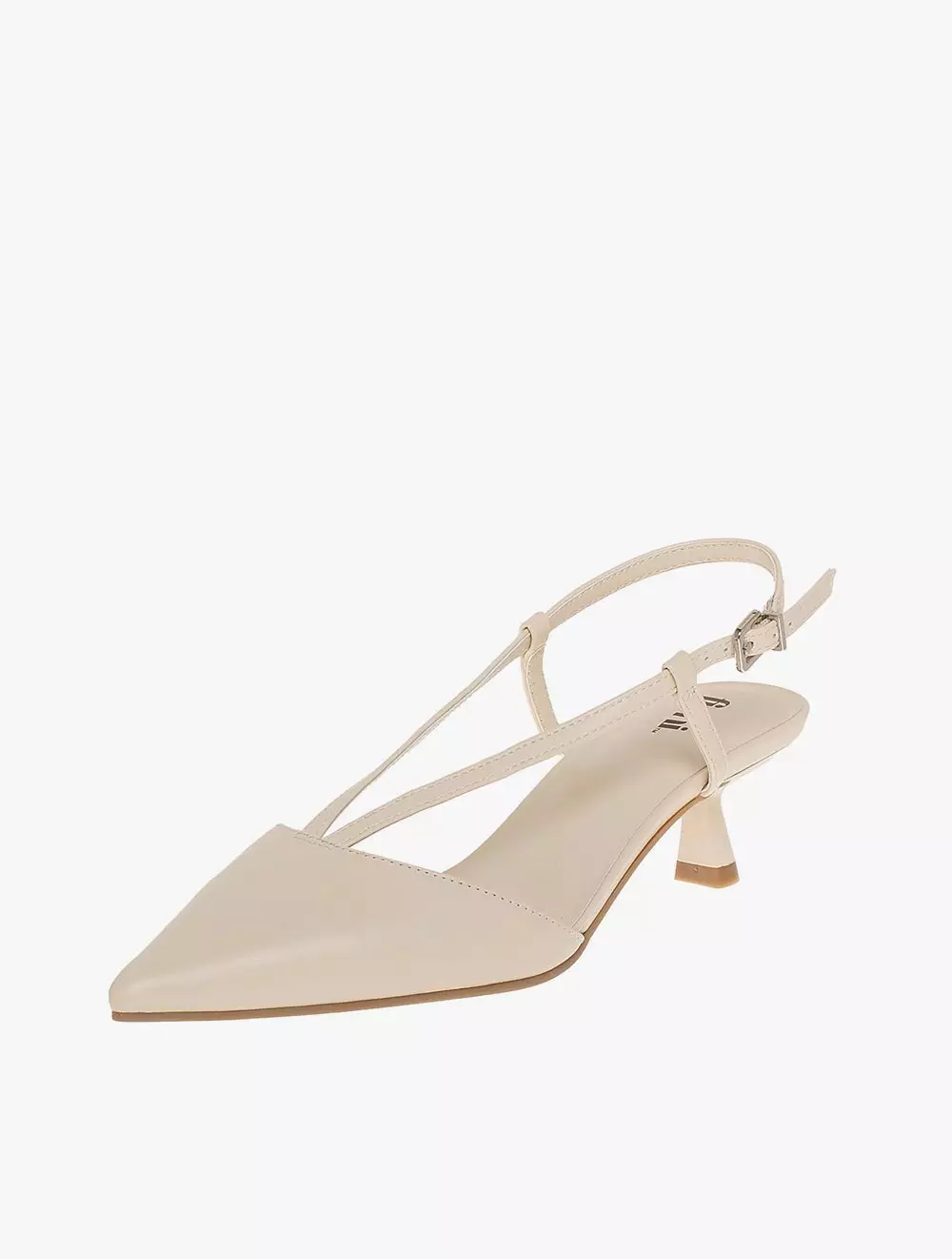 Payless Fioni Womens Kappa Slingback Kitten Heels - Ivory_04